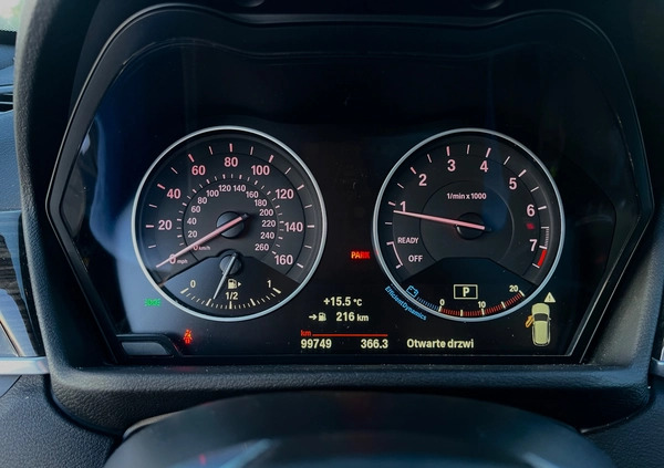 BMW X1 cena 87500 przebieg: 99750, rok produkcji 2016 z Lubycza Królewska małe 326